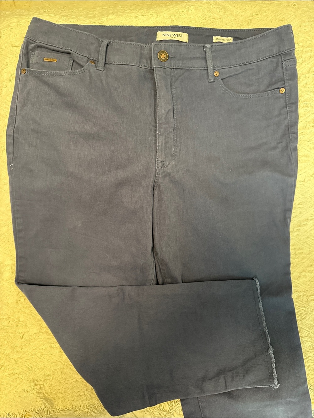 Nine West Purple Jeans-Style Pants